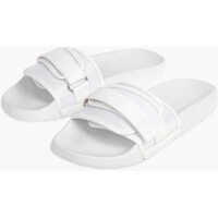 Papuci Checked Details Rubber Slides With Touch Strap Clousure Femei