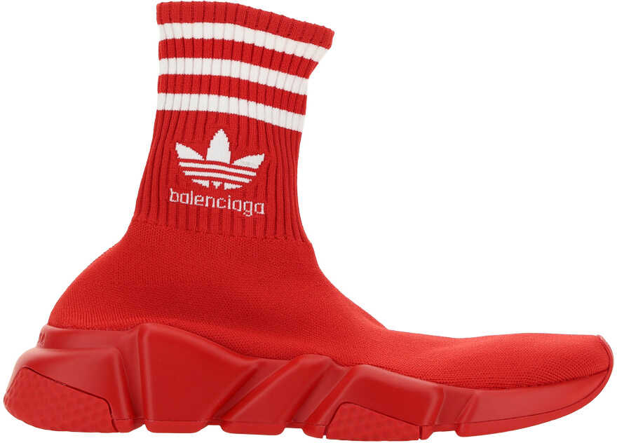 Balenciaga Speed Sneakers Balenciaga x Adidas RED/WHITE LOGO