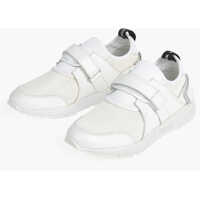 Sneakers Mesh And Leather Jogger Low-Top Sneakers With Touch Strap Cl Femei