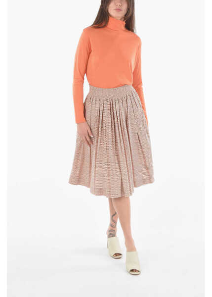 Fuste lungi Woolrich Patterned Flared Skirt Multicolor Femei (BM 9534782) 4