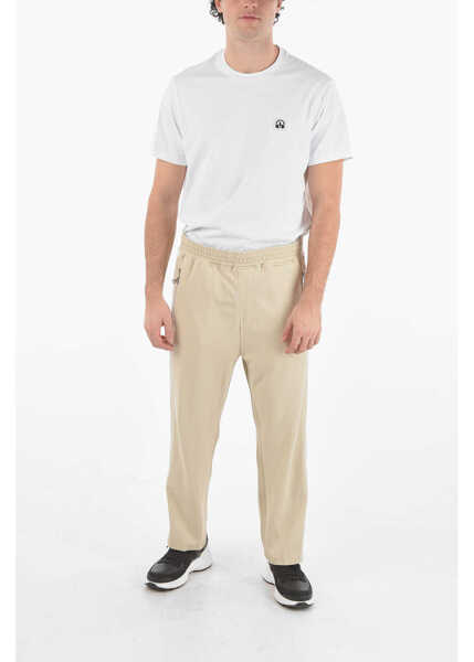 Pantaloni de trening Neil Barrett Regimental Striped Loose Extra Low Rise Sweatpants Beige Barbati (BM 9534959) 4