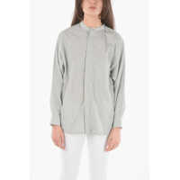 Camasi casual Striped Oversized Shirt With Breast Pocket Femei