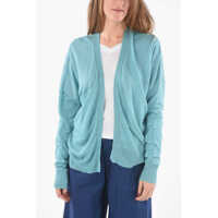 Cardigane Solid Color Linen Cardigan Femei