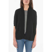 Cardigane Short Sleeve Open Front Cardigan Femei