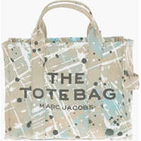 Genti de mana Canvas The Splatter Paint Tote Bag Femei
