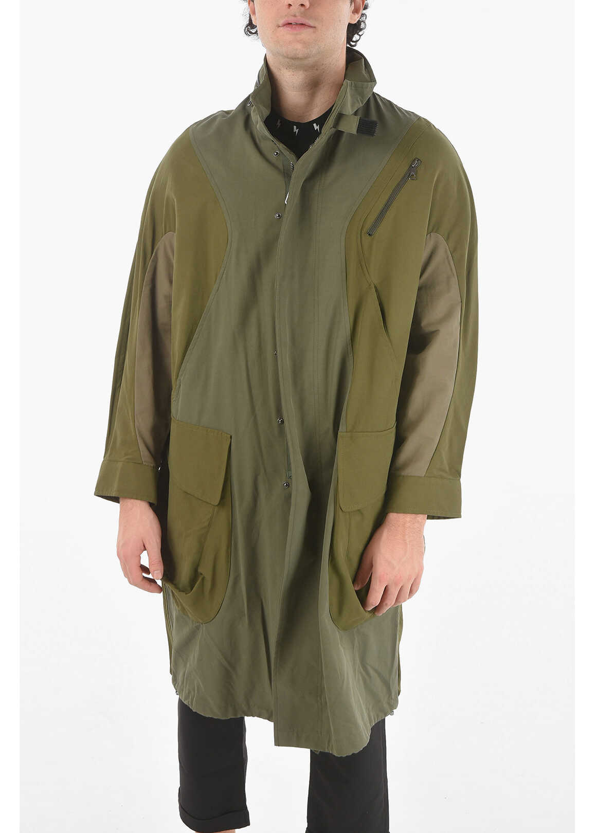 Neil Barrett Jetted Pocket Ergodynamic Baggy Jacket Green