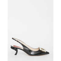 Pantofi cu toc Virgule Strass Slingback Femei