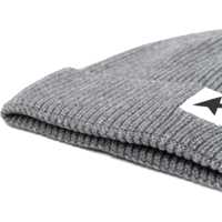 Caciuli pentru Baieti - Caciuli Golden Goose Star/ Boys Knit Beanie Hat GREY Baieti (BM 9537086) - B-mall.ro