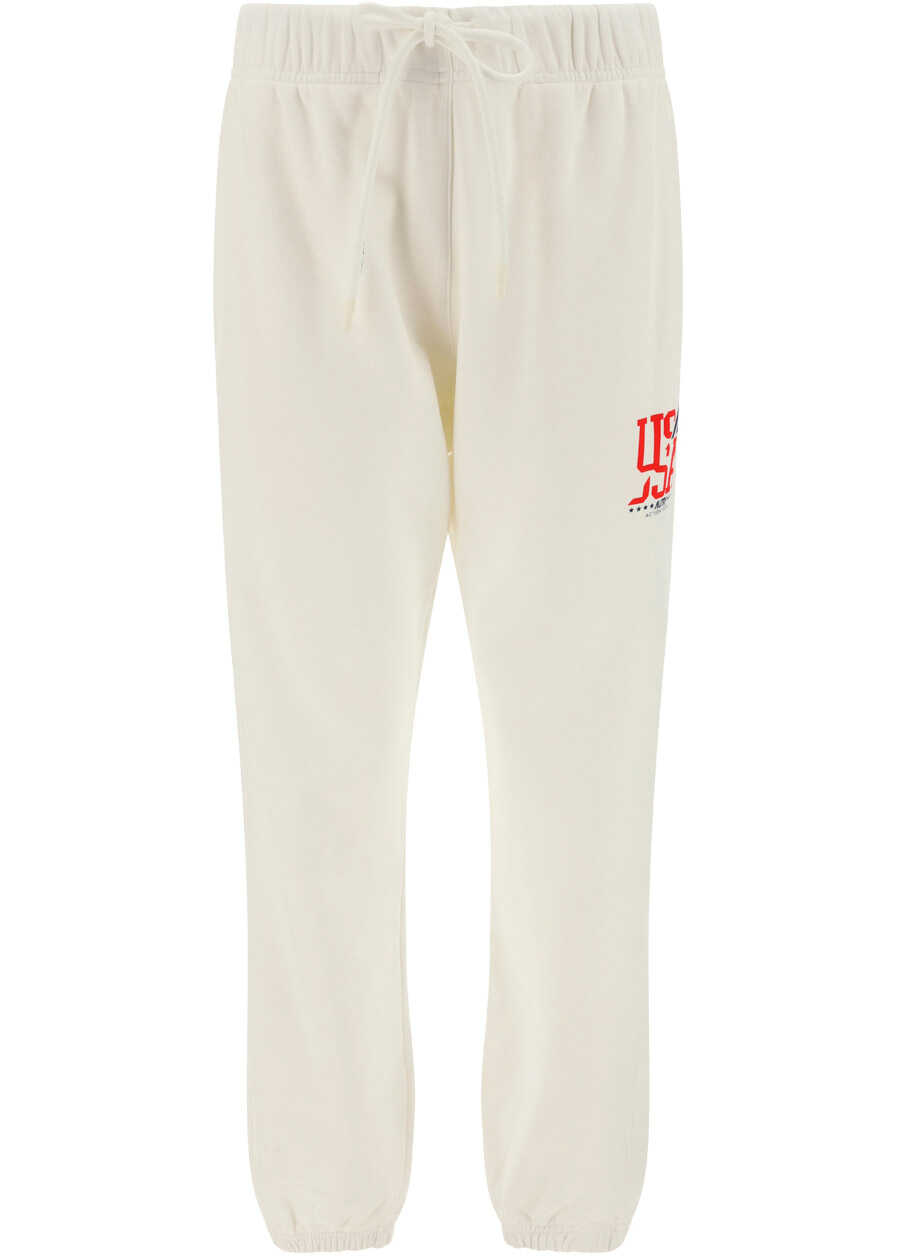 AUTRY Iconic Action Sweatpants WHITE