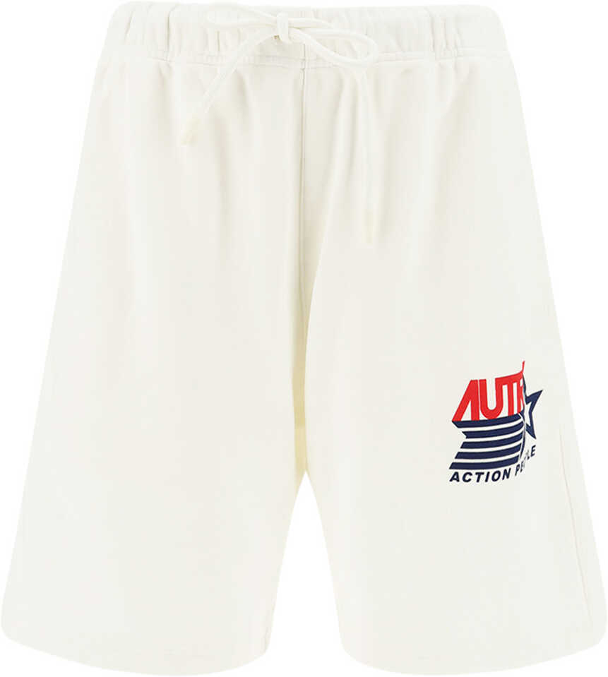 AUTRY Iconic Action Shorts WHITE