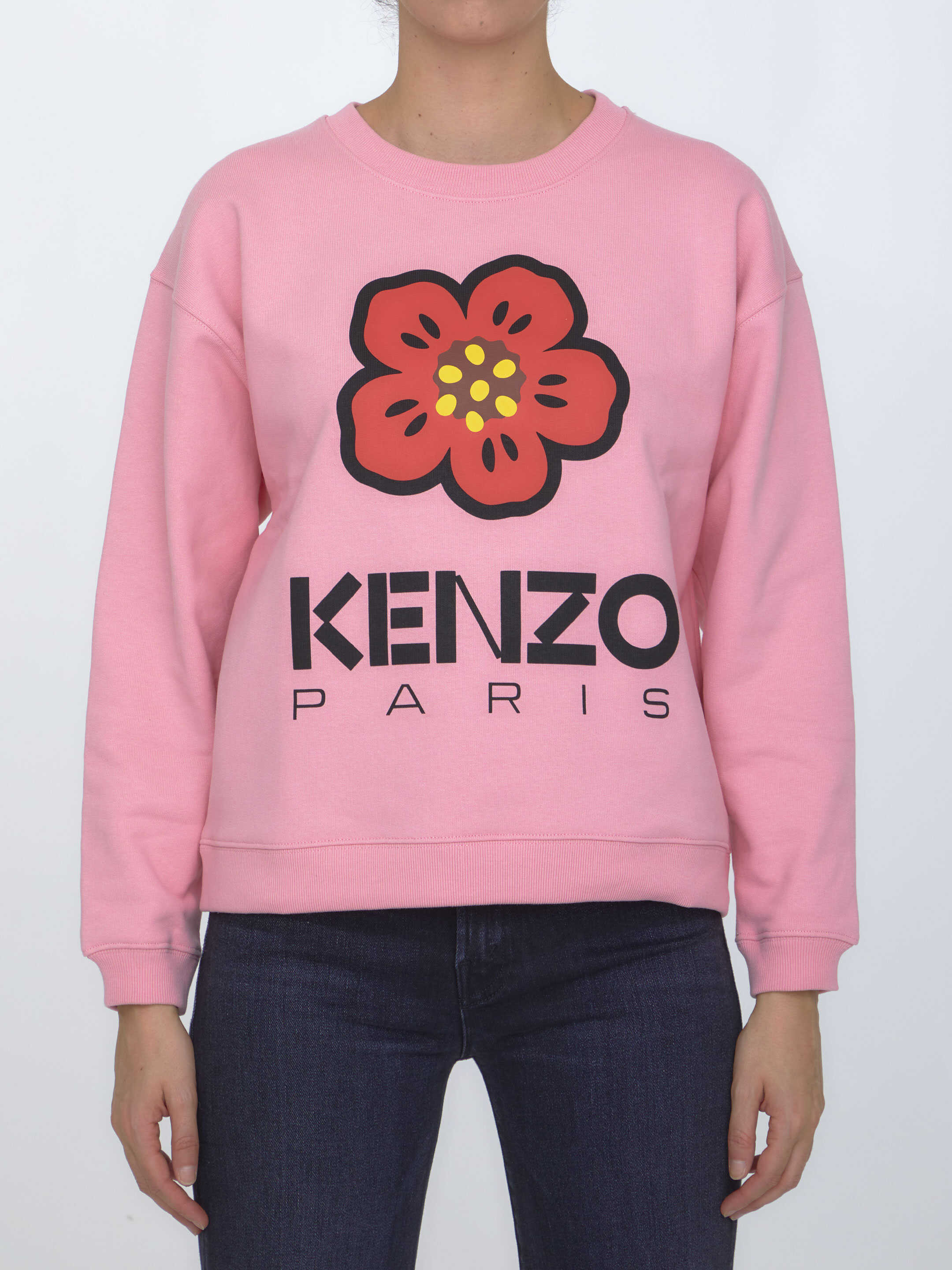 Kenzo Boke Flower Sweatshirt Pink