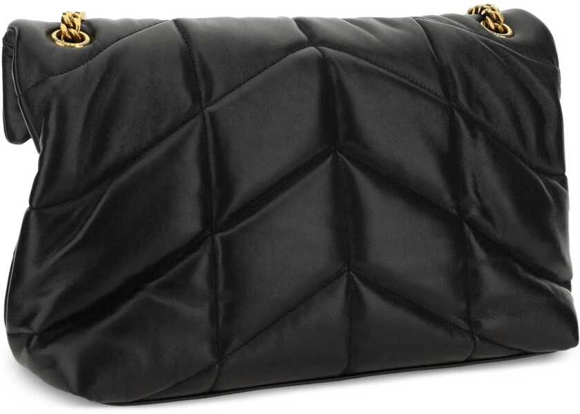 Genti de umar Saint Laurent LouLou Medium leather Shoulder Bag BLACK Femei (BM 9537968) 2