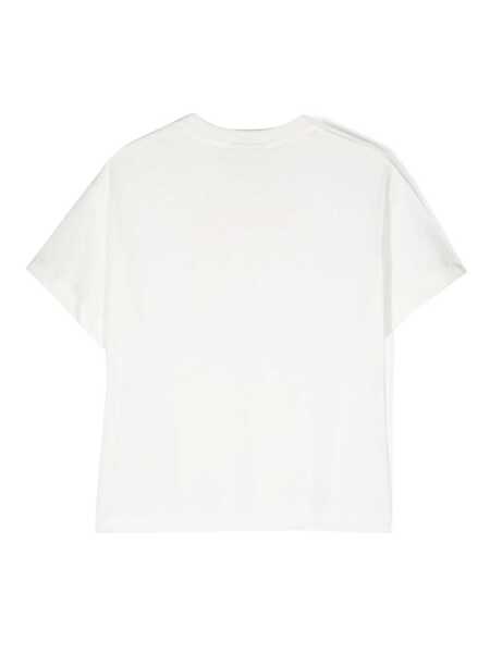 Tricouri Fendi JERSEY T-SHIRT White Fete (BM 9538187) 2