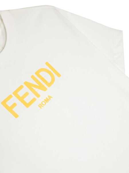 Tricouri Fendi JERSEY T-SHIRT White Fete (BM 9538187) 3