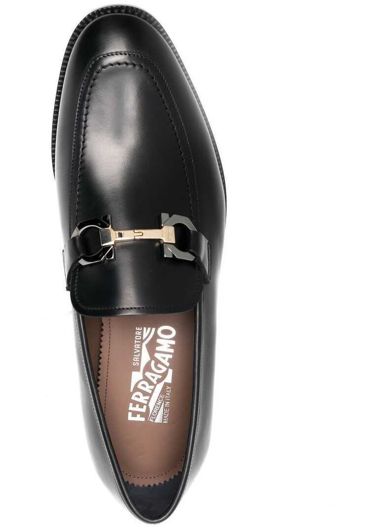 Mocasini Salvatore Ferragamo Leather Loafers BLACK Barbati (BM 9538203) 4