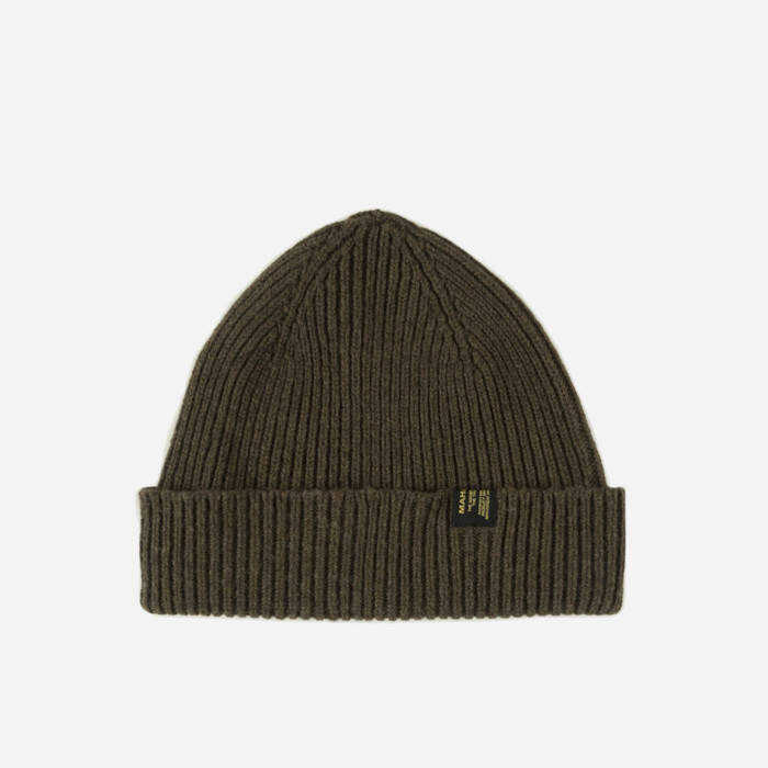 Maharishi Hat Wool Miltype Beanie 9153 OLIVE GREEN