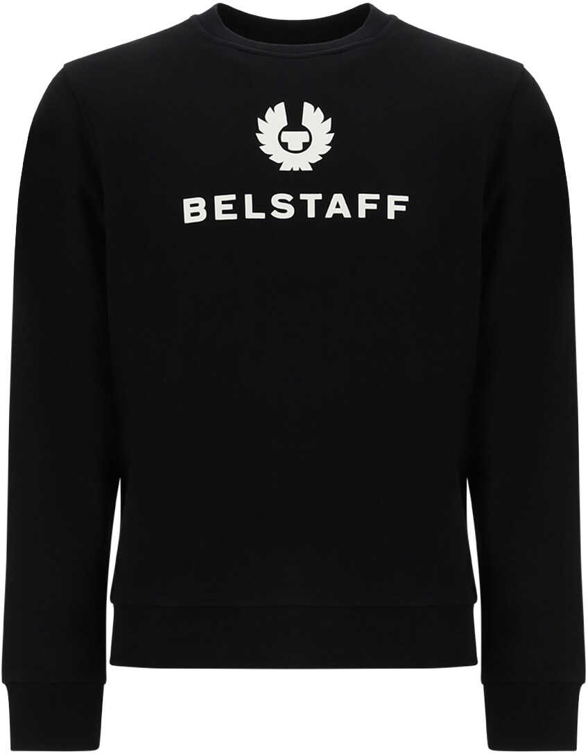 Belstaff Signature Sweatshirt BLACK/OFF WHITE