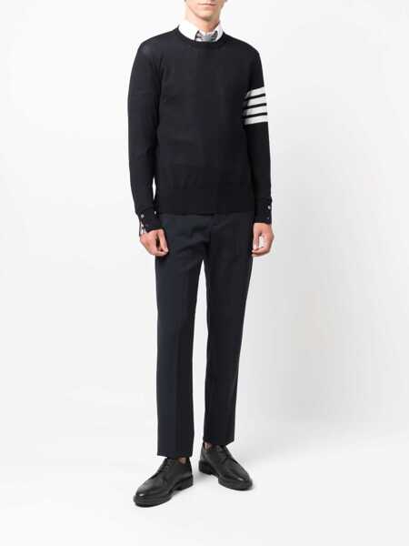 Pulovere Thom Browne Sweater NAVY Barbati (BM 9539180) 2