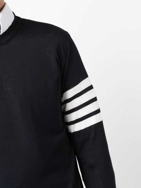 Pulovere Thom Browne Sweater NAVY Barbati (BM 9539180) 5