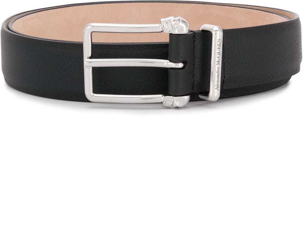 Alexander McQueen Leather Belt BLACK