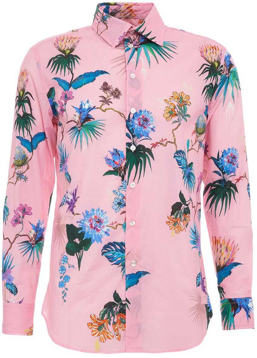 ETRO Shirt with floral print Pink