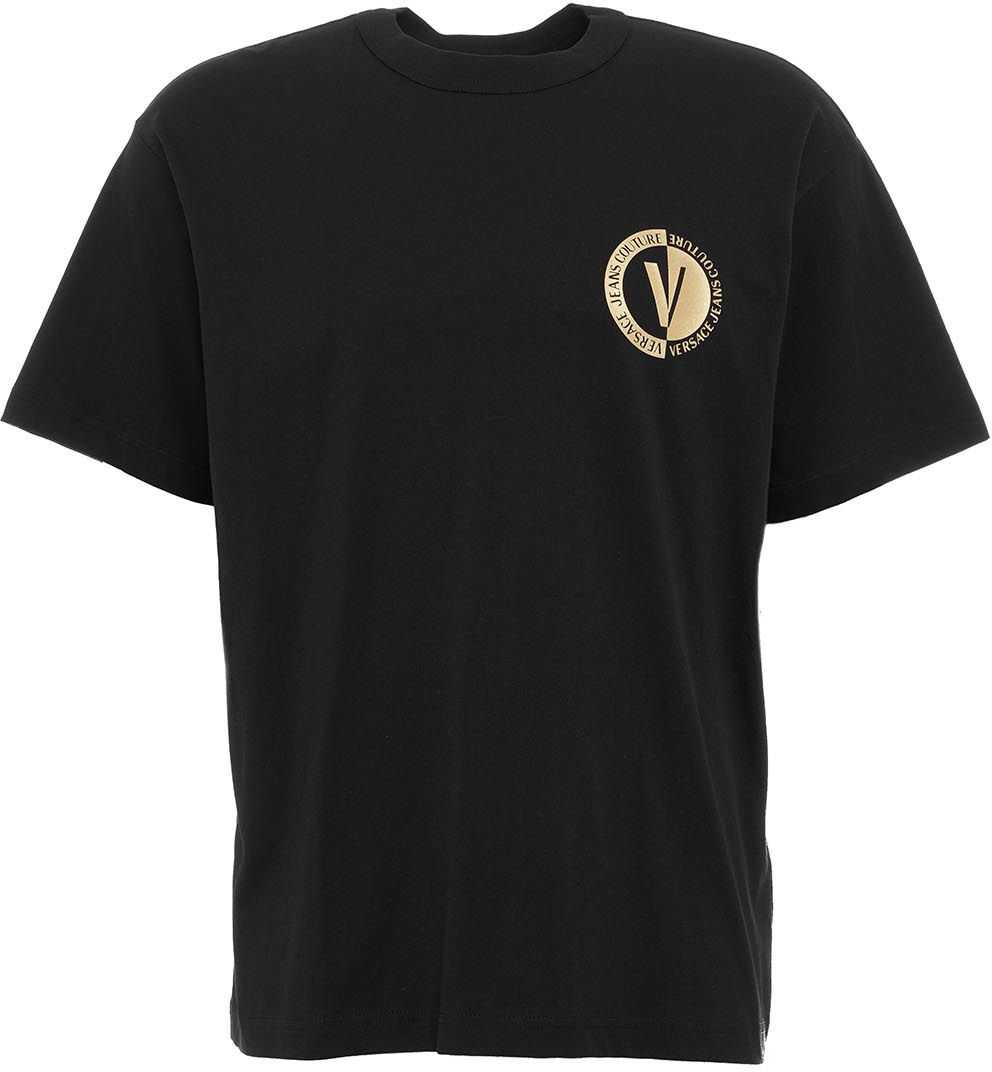 Versace T-shirt with logo Black