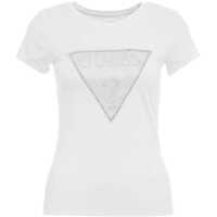 Tricouri T-shirt with rhinestones Femei