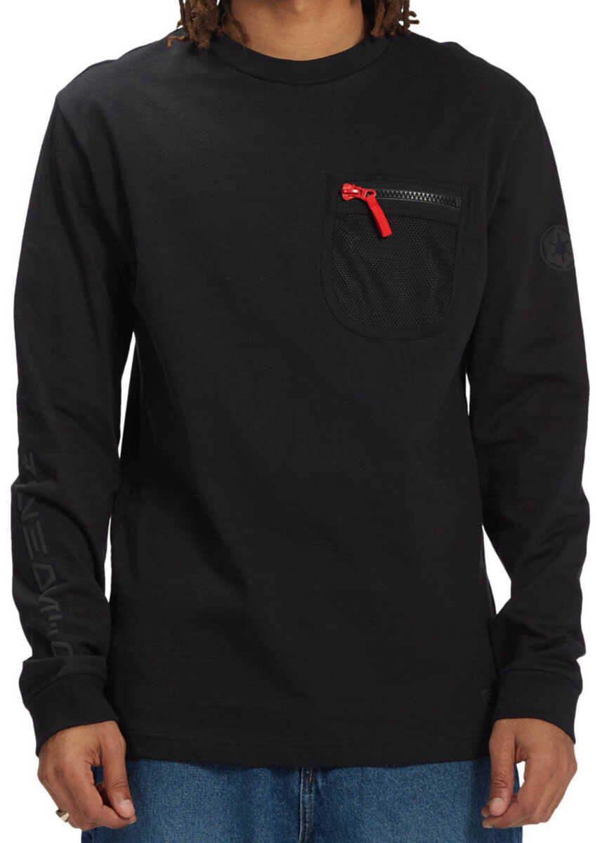 Bluze de trening DC Vader Tech Heritage Long Black Barbati (BM 9545213) 2