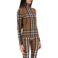 Bluze casual Vintage Check Techno Jersey Top Femei