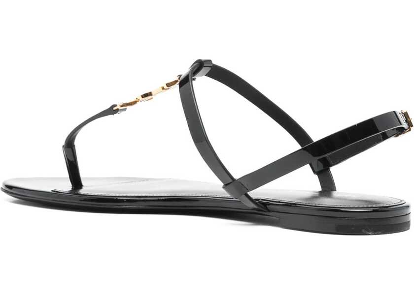 Sandale Saint Laurent Cassandra Sandals BLACK Femei (BM 9547445) 3