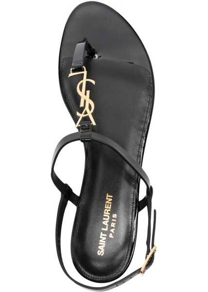 Sandale Saint Laurent Cassandra Sandals BLACK Femei (BM 9547445) 4
