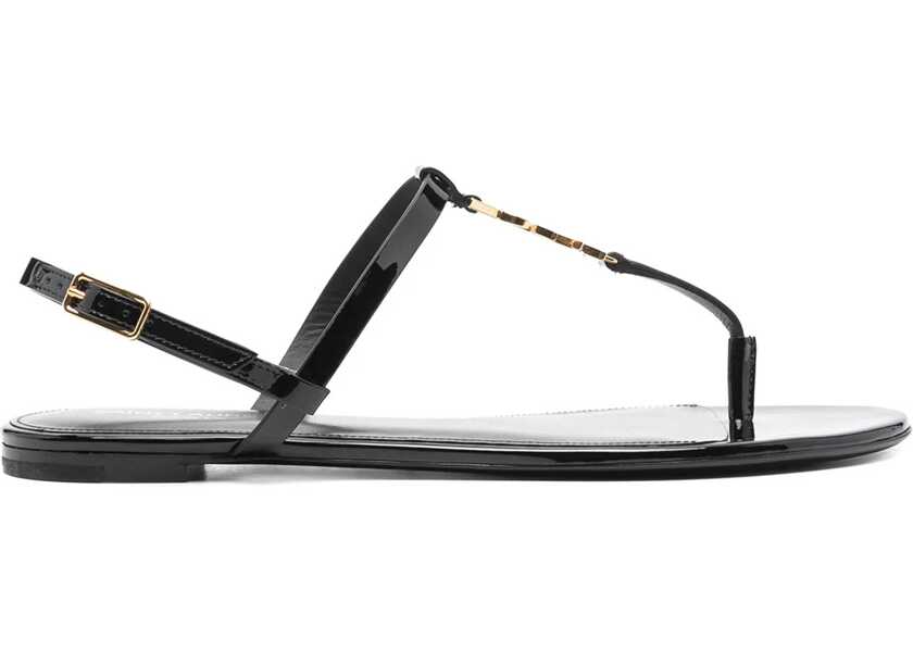 Sandale Saint Laurent Cassandra Sandals BLACK Femei (BM 9547445) 1