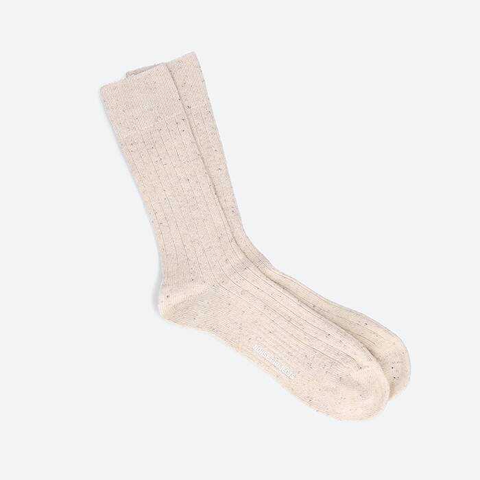 Norse Projects Socks Bjarki Neps N82-0008 0957 CREAMY