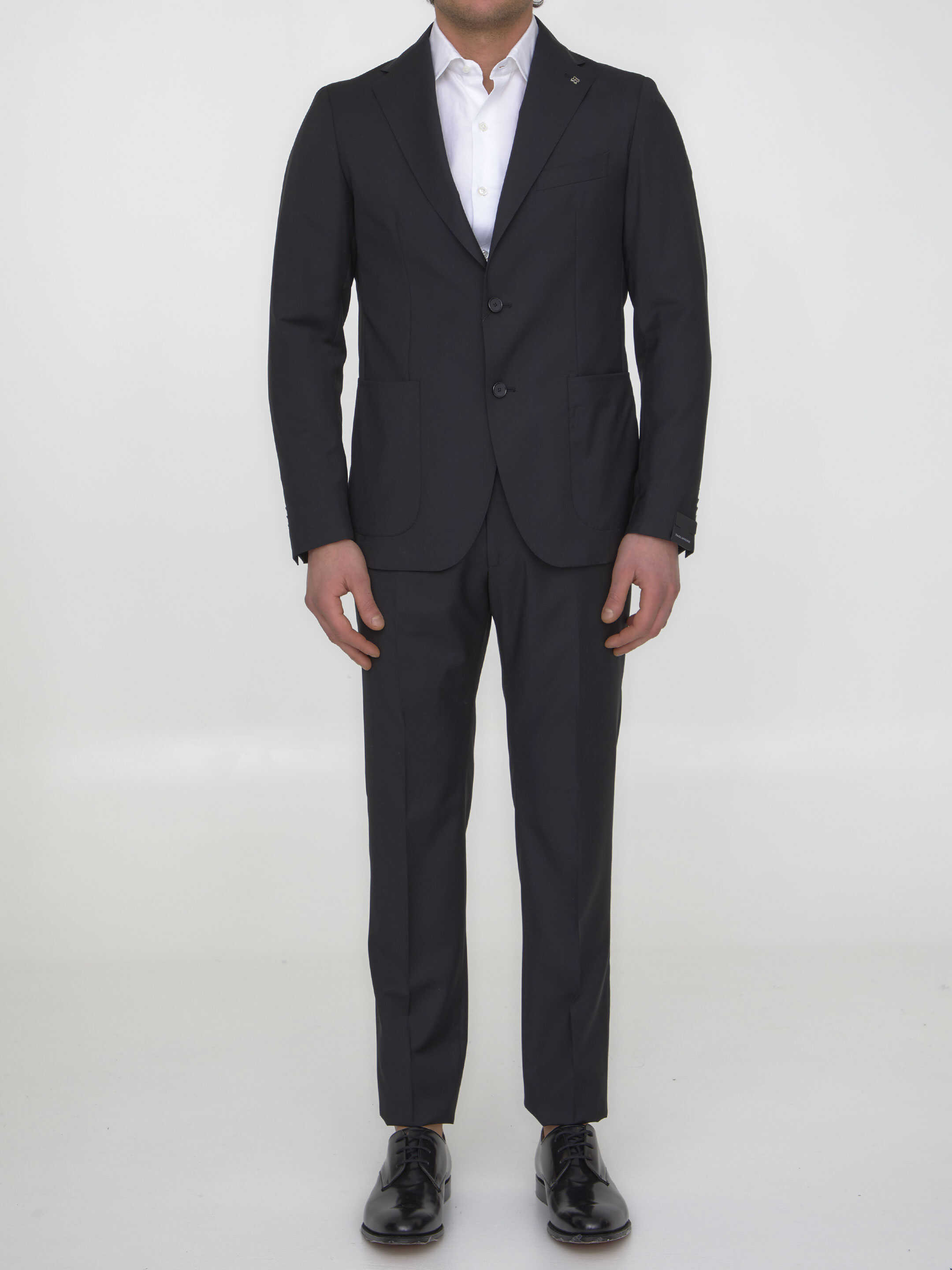 Tagliatore Two-Piece Suit In Wool BLACK