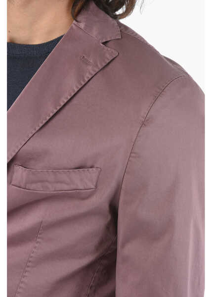 Sacouri CORNELIANI Cc Collection Side Vents Patch Pocket 2-Button Blazer Violet Barbati (BM 9548771) 3