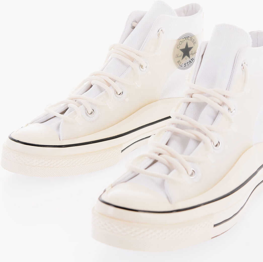 Converse All Star Chuck Taylor Canvas High-Top Sneakers With Pvc Deta White