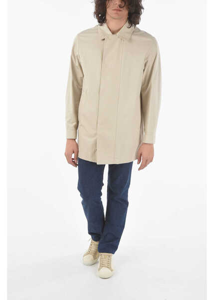 Jachete CORNELIANI Id Hidden Closure Lightweight Jacket Beige Barbati (BM 9549035) 4