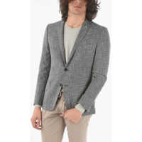 Sacouri Cc Collection Side Vents Notch Lapel Reset 2-Button Blazer Barbati
