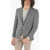 CORNELIANI Cc Collection Side Vents Notch Lapel Reset 2-Button Blazer Gray