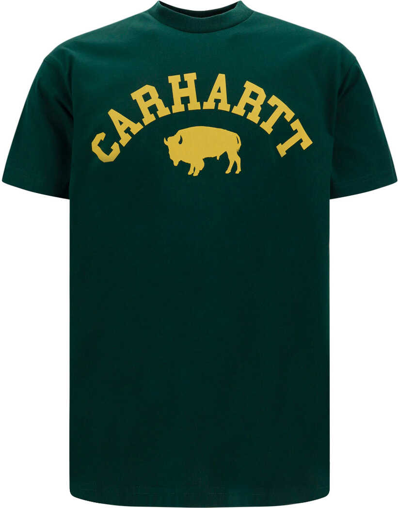 CARHARTT WIP T-Shirt TREEHOUSE/YELLOW