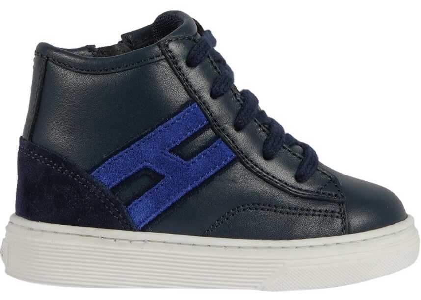 Pantofi sport Baieti Hogan Baby Boys Leather Hi Top Sneakers
