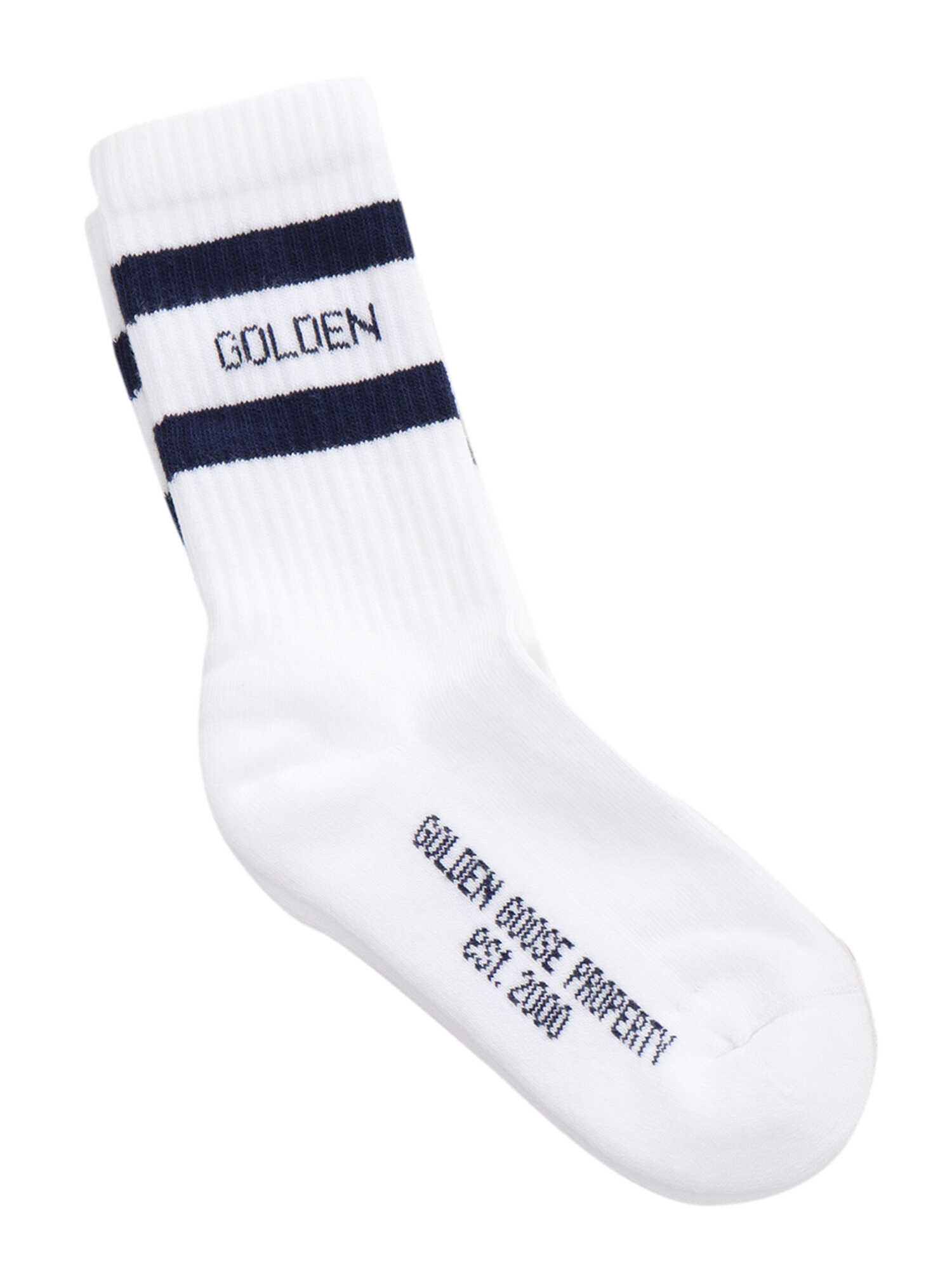 Poze Golden Goose Terry socks White