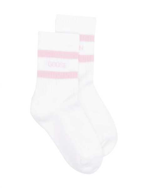 Sosete Golden Goose KIDS SOCKS HIGH RIB/ STRIPES/ GOLDEN GOOSE White Fete (BM 9552788) 1