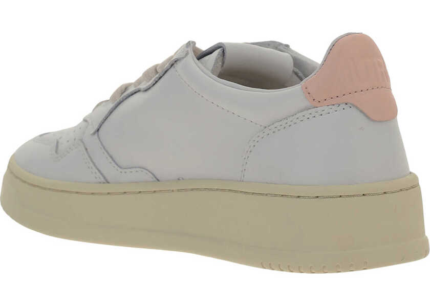 Sneakers AUTRY Sneakers LEATHER/LEATHER WHITE/PINK Femei (BM 9554999) 3