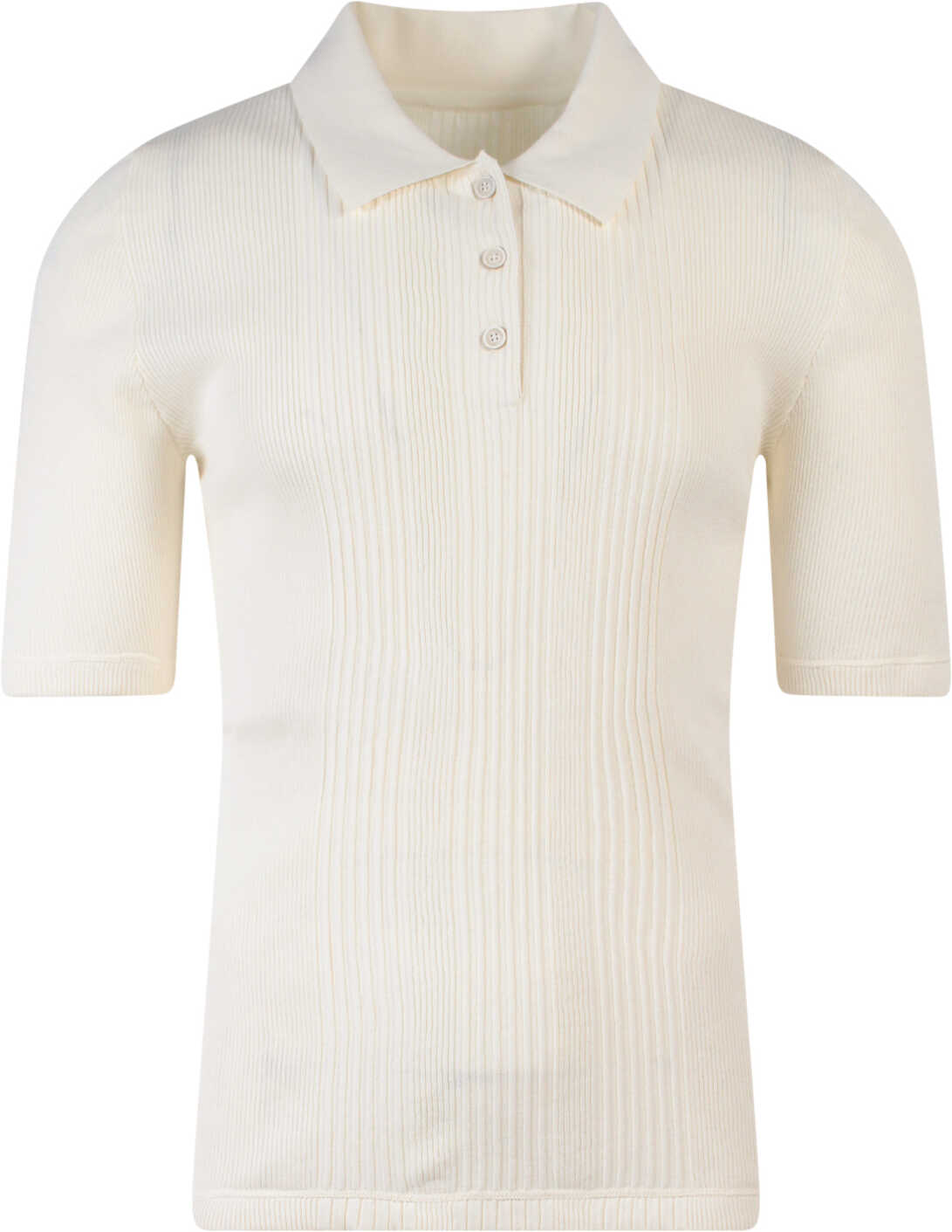 Maison Margiela Cotton Polo Shirt White