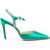 Stuart Weitzman Gemcut 100 Ankle Strap Pump GREEN