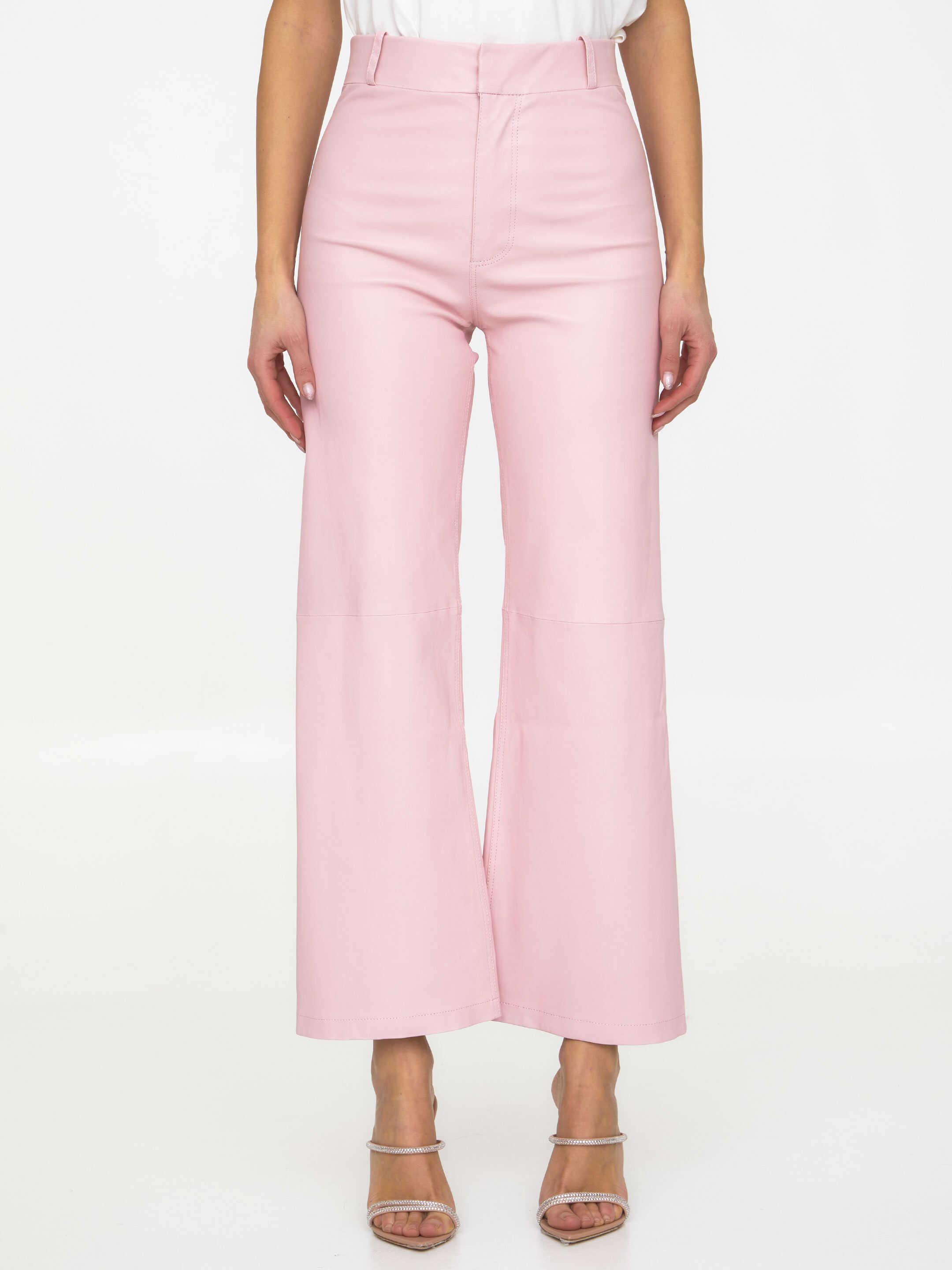 ARMA Stretch Palazzo Trousers Pink