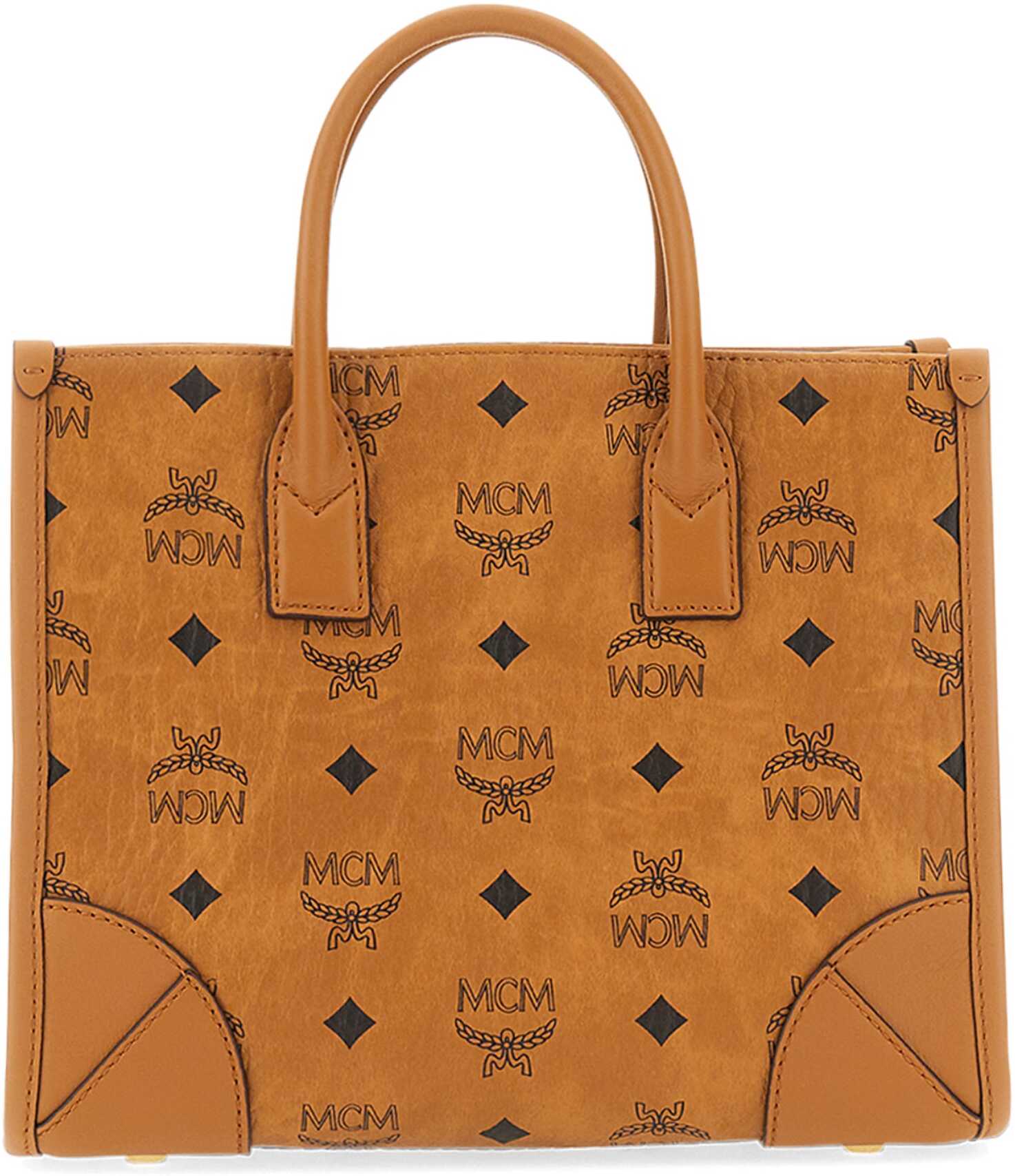 MCM Munchen Shopping Bag BROWN