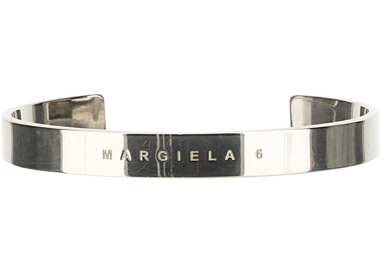 MM6 Maison Margiela Logo Bracelet SILVER image