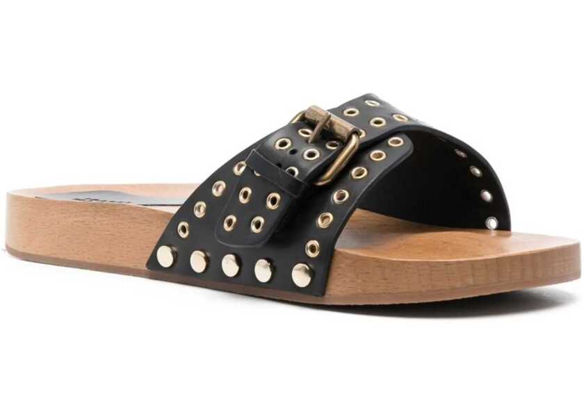 Sandale Isabel Marant Jaso Clogs BLACK Femei (BM 9560501) 2